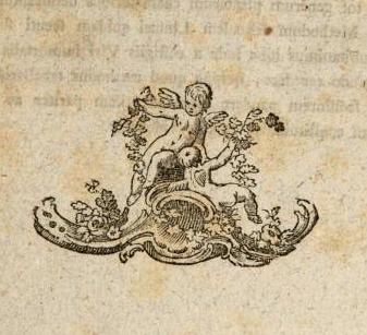 Putti decoration, from an eighteenth-century book